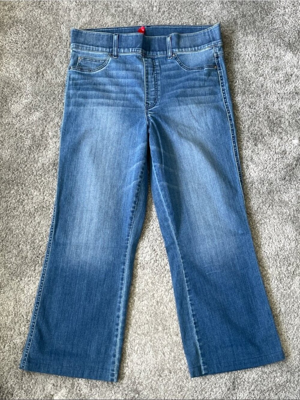 VGC SPANX High Waisted Pull On Wide Leg Jeans - Size 1XL